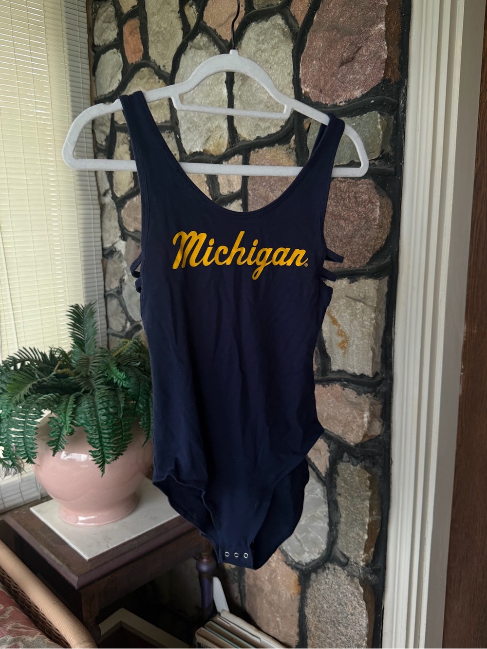 TAILGATE University of Michigan Cutout Bodysuit